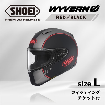 WYVERN 0 REBOOT TC-1(RED/BLACK)マットカラー L Fチケット付き