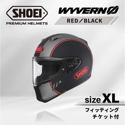 WYVERN 0 REBOOT TC-1(RED/BLACK)マットカラー XL Fチケット付き