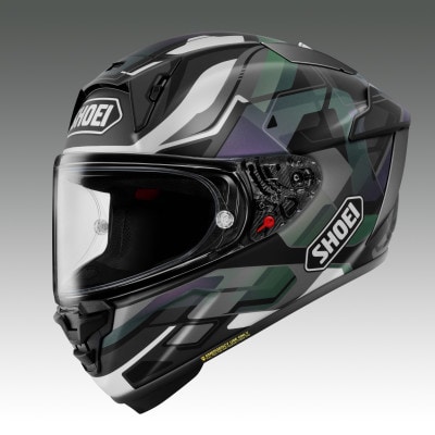 SHOEIヘルメット【X-FifteenVALION(BLACK/SILVER)】XXL チケット付