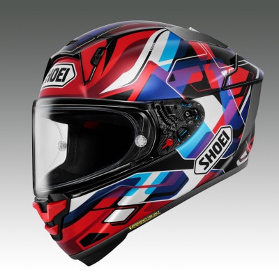 SHOEIヘルメット【X-Fifteen VALION(RED/BLUE)】M Fチケット付