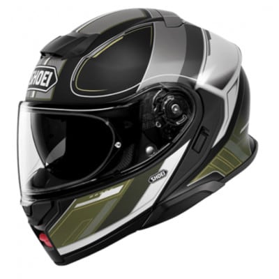 SHOEI【NEOTEC 3 SHARPEN TC-11(GREEN/BLACK)】L チケット付