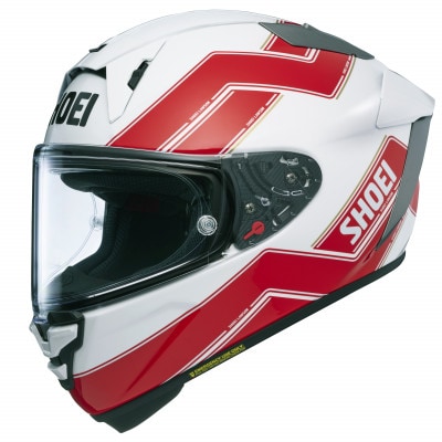 SHOEI【X-Fifteen LAWSON(RED/WHITE)】M PFSチケット付き