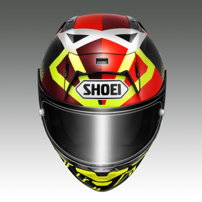SHOEI「X-Fifteen DIGGIA 2(YELLOW/RED)」XL PFSチケット付き
