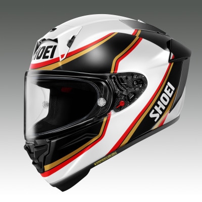 SHOEI「X-Fifteen RAINEY(WHITE/BLACK)」XL PFSチケット付き