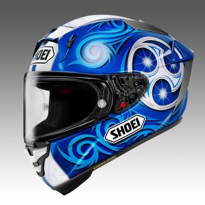 SHOEI「X-Fifteen KAGAYAMA(BLUE/WHITE)」L PFSチケット付き