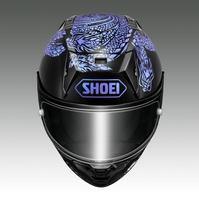 SHOEI【X-Fifteen OROCHI (BLACK/BLUE)】S PFSチケット付き