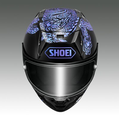 SHOEI【X-Fifteen OROCHI (BLACK/BLUE)】L PFSチケット付き