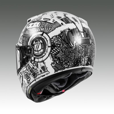 SHOEI【WYVERN0 ZERO CODE (WHITE/BLACK)XL PFSチケット付き