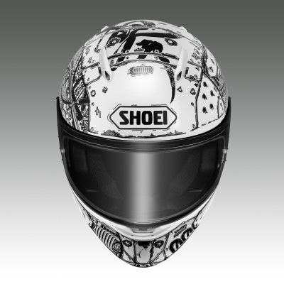 SHOEI【WYVERN0 ZERO CODE (WHITE/BLACK)XL PFSチケット付き