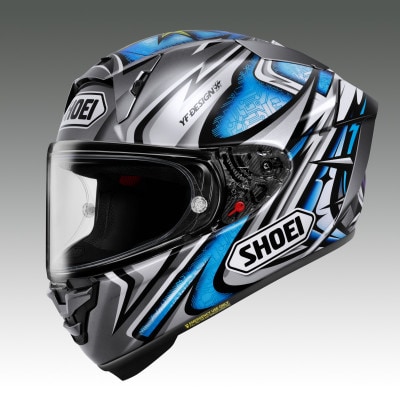 SHOEI【X-Fifteen DAIJIRO(SILVER/BLUE)】S PFSチケット付き