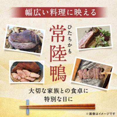 茨城県稲敷市産合鴨【常陸鴨】ロース 300～350g×2個 (冷凍)