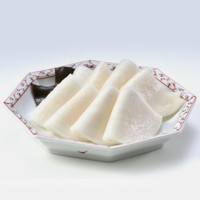 【11月中旬～12月末迄　出荷期間限定】南砺市産白蕪で作る　爽やか風味の千枚漬け　120g×3個