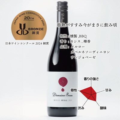 ドメーヌボー ルージュ 樽熟成 2021