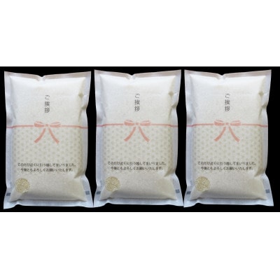 富山県産こしひかり　引越しご挨拶D　白米1kg×3袋セット　《南砺の逸品》