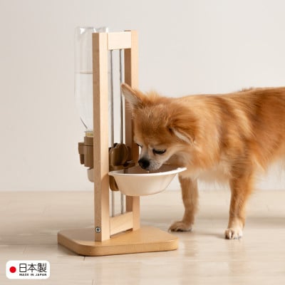 ペット用「木製 ウォーターディッシュスタンド NA」