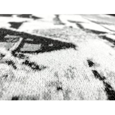 ジャガード編みニット【フォトブランケット】五箇山　雪景色