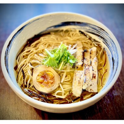 コク深い旨味!炙り鶏モモチャーシュー付きのコク旨鶏塩ラーメン「鶏そば」5食セット※揚げネギ入り