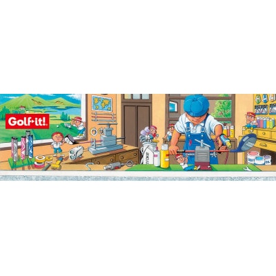 パワフルスイング GF90 黒　グリップ付バット  ゴルフ スイング練習器具 ライト ドライバー仕様