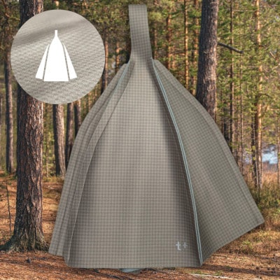 【富山県南砺市発】高機能サウナハット「のぼせシラズ」カラー:ベージュ