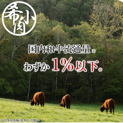 山形村短角牛　厚切り!肩ロースステーキ300g　冷凍