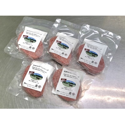 農舎の短角牛ハンバーグ5点セット　21-18