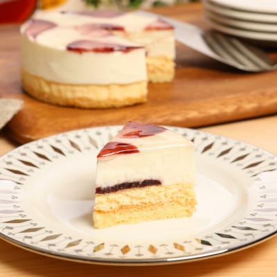 お誕生日用　山ぶどうWチーズケーキ(4号:直径12cm)11-3