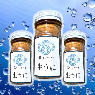 【ミョウバン不使用!】生うに 60g×3本セット　36-1
