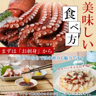【新鮮なタコを塩茹で!シンプルだから美味しい!】久慈産茹でタコ1kg(ミズダコ)　36-21-1