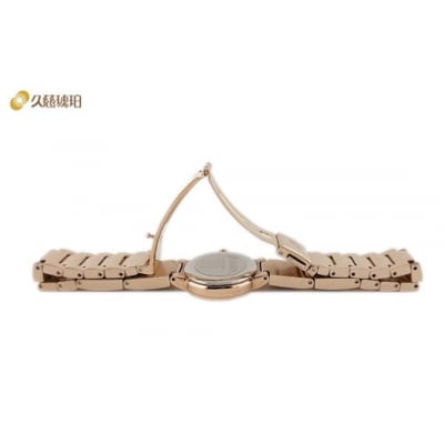 久慈産琥珀使用　ソーラーパワーウォッチ(Lサイズ:手首まわり約18cm)