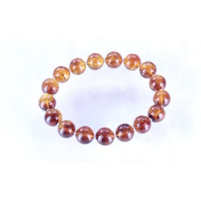 【久慈産琥珀】ブレスレット 10mm玉