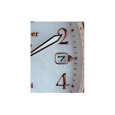 「Lサイズ:手首周り18.5cm」ベルト部分に久慈産琥珀使用 Amber Watch 