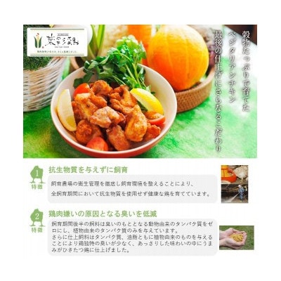 【3月発送分】岩手県産 「菜彩鶏」 もも肉、むね肉4kgセット(各1kg×2袋 計4kg)75-1