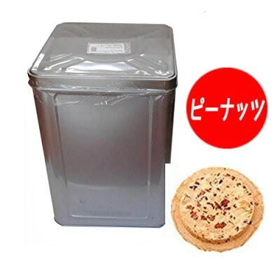 宇部煎餅店 一斗缶 こわれ煎餅 ピーナッツ 2.2kg