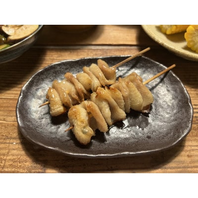 岩手県産十文字鶏 焼き鳥【鶏皮串】40g×30本