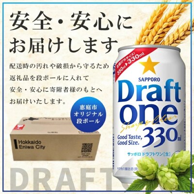 『定期便:全5回』 ドラフトワン330ml×24本【30014301】