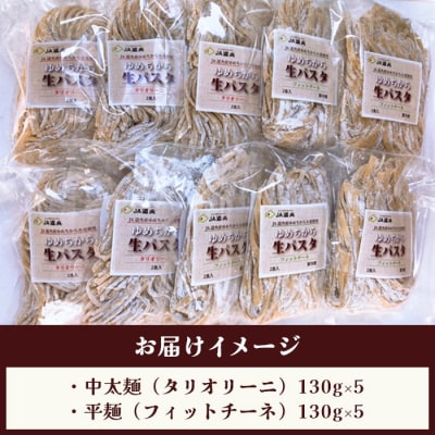 【ゆめちから小麦粉100%使用】生パスタ2種(2人前×10袋)【29000402】