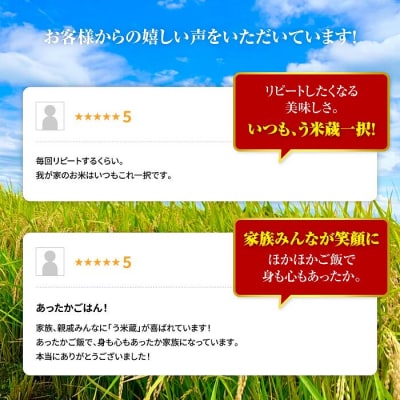 【無洗米】北海道米う米蔵5kg×2(計10kg)【29002303】