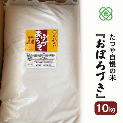 令和7年度産【北海道産】たつや自慢の米『おぼろづき』10kg【35001403】