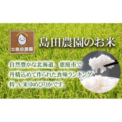 北海道米「恵庭産たつやのゆめぴりか」5kg【56000902】