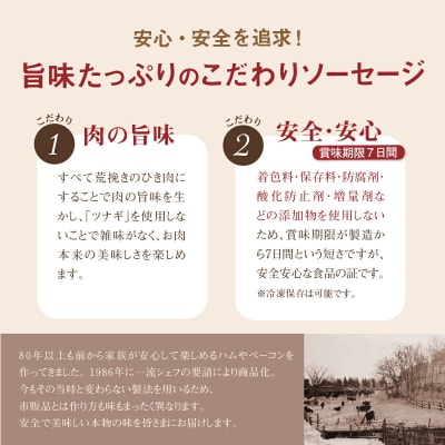 4種ソーセージ詰め合わせ(S-5)保存料不使用【580004】