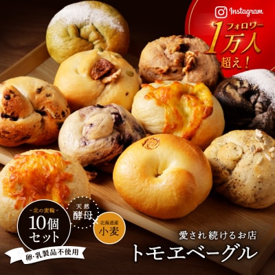 トモヱベーグル ギフトセット「北の麦輪(むぎわ)10個セット」【330001】