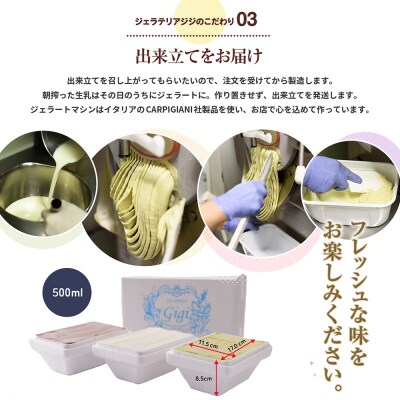 ジェラテリアGigiのイタリアンジェラート『静岡抹茶』2000ml【43002303】