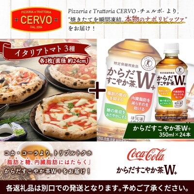 石窯ピッツァ3枚(トマト3種)とからだすこやか茶のセット【C99008】