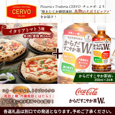 石窯ピッツァ3枚(トマト3種)とからだすこやか茶のセット【C99008】