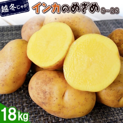 【越冬じゃが】インカのめざめ(S～2S)　18kg【83000501】