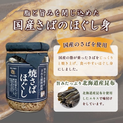 【定期便:全4回】真ほっけほぐし×焼さばほぐし2個セット【040104】