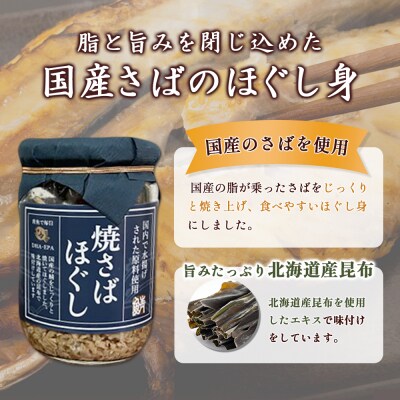 【定期便:全12回】真ほっけほぐし×焼さばほぐし2個セット【04011201】
