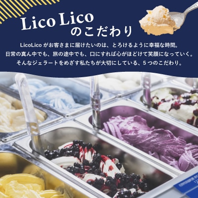 HAPPY BOX  LicoLicoジェラートミルク1L&8種×1個セット【56001101】
