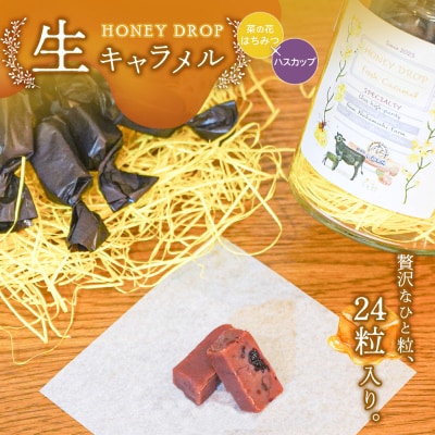 【HONEY DROP】菜の花はちみつ生キャラメル(ハスカップ)2ダース【75000201】