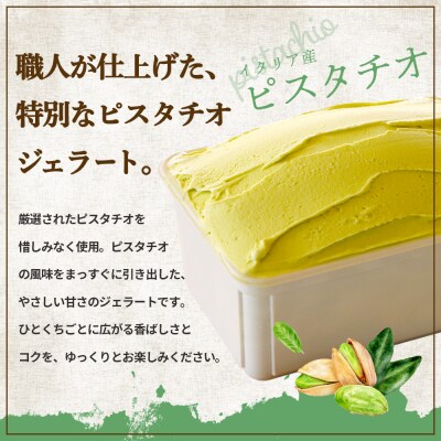 ジェラテリアGigiのイタリアンジェラート 『ピスタチオ』1000ml【43014701】